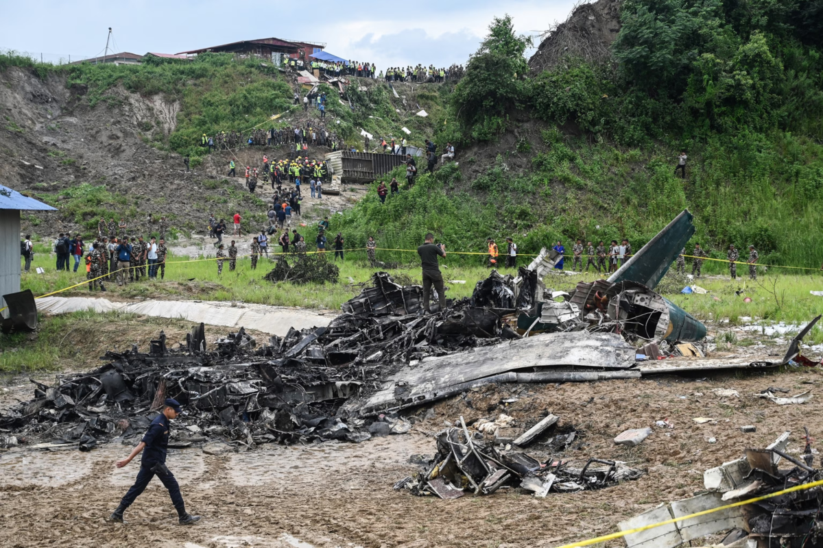 Plane Crashes During Takeoff in Nepal