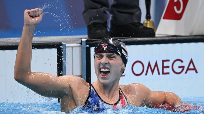 Katie Ledecky swimming champion